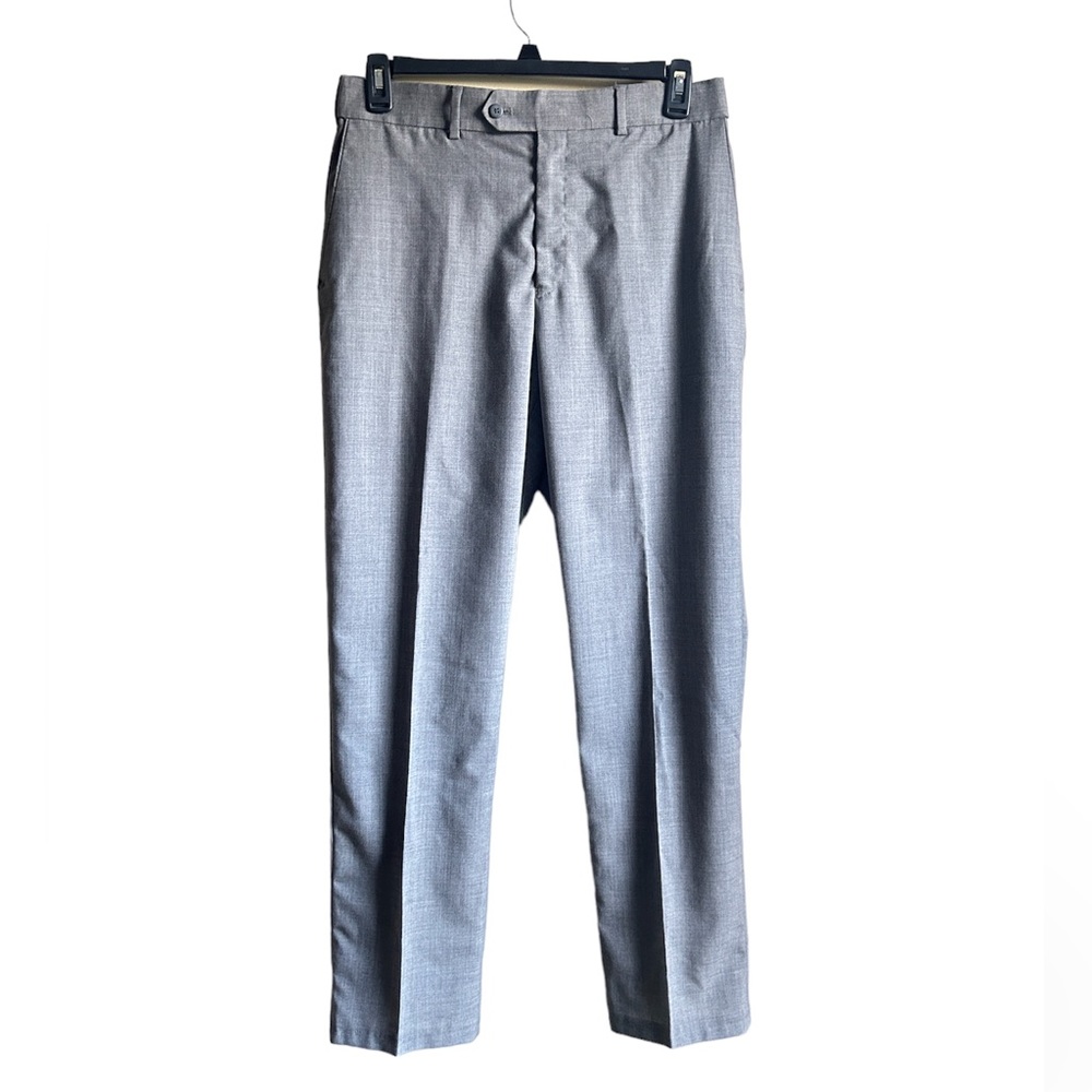 Stafford 34x32 Gray Worsted Wool Blend Men’s Dress Pants / Slacks